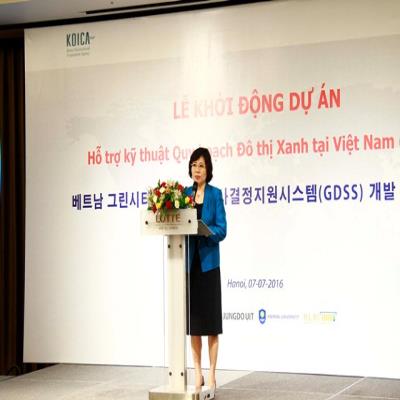 Thứ trưởng Phan Thị Mỹ Linh dự Lễ khởi động Dự án Hỗ trợ kỹ thuật Quy hoạch đô thị xanh tại Việt Nam