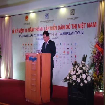 Lễ kỷ niệm 10 năm thành lập Diễn đàn Đô thị Việt Nam