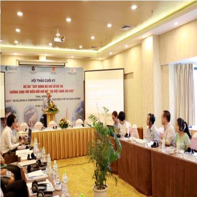Hội thảo cuối kỳ Dự án “Xây dựng Bộ chỉ số đô thị chống chịu với biến đổi khí hậu tại Việt Nam”
