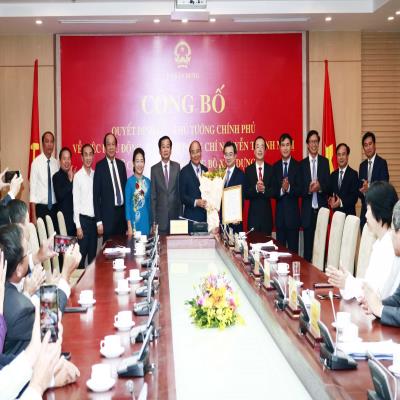 Công bố Quyết định của Thủ tướng Chính phủ về việc điều động, bổ nhiệm đồng chí Nguyễn Thanh Nghị giữ chức vụ Thứ trưởng Bộ Xây dựng