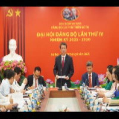 Thứ trưởng Nguyễn Tường Văn dự Đại hội Đảng bộ Cục Phát triển đô thị nhiệm kỳ 2025 - 2030