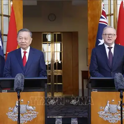 Báo chí Australia đưa tin đậm nét về chuyến thăm của Tổng Bí thư, Chủ tịch nước Tô Lâm