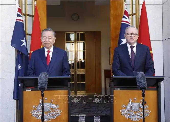 Báo chí Australia đưa tin đậm nét về chuyến thăm của Tổng Bí thư, Chủ tịch nước Tô Lâm