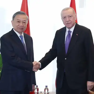 Tổng Bí thư, Chủ tịch nước Tô Lâm gặp Tổng thống Thổ Nhĩ Kỳ Recep Tayyip Erdogan bên lề Đại hội đồng Liên hợp quốc khóa 81