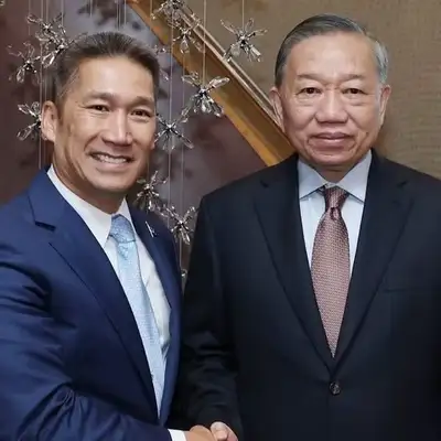 Tổng Bí thư, Chủ tịch nước Tô Lâm tiếp Quyền Bộ trưởng Hải quân Hoa Kỳ Hùng Cao 