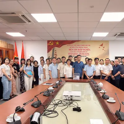 CỤC PHÁT TRIỂN ĐÔ THỊ PHÁT ĐỘNG PHONG TRÀO “ĐỀN ƠN ĐÁP NGHĨA”, LAN TỎA “VĂN HÓA TRI ÂN”
