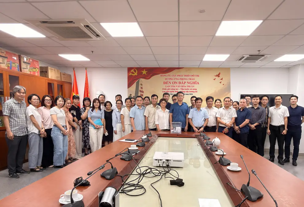 CỤC PHÁT TRIỂN ĐÔ THỊ PHÁT ĐỘNG PHONG TRÀO “ĐỀN ƠN ĐÁP NGHĨA”, LAN TỎA “VĂN HÓA TRI ÂN”