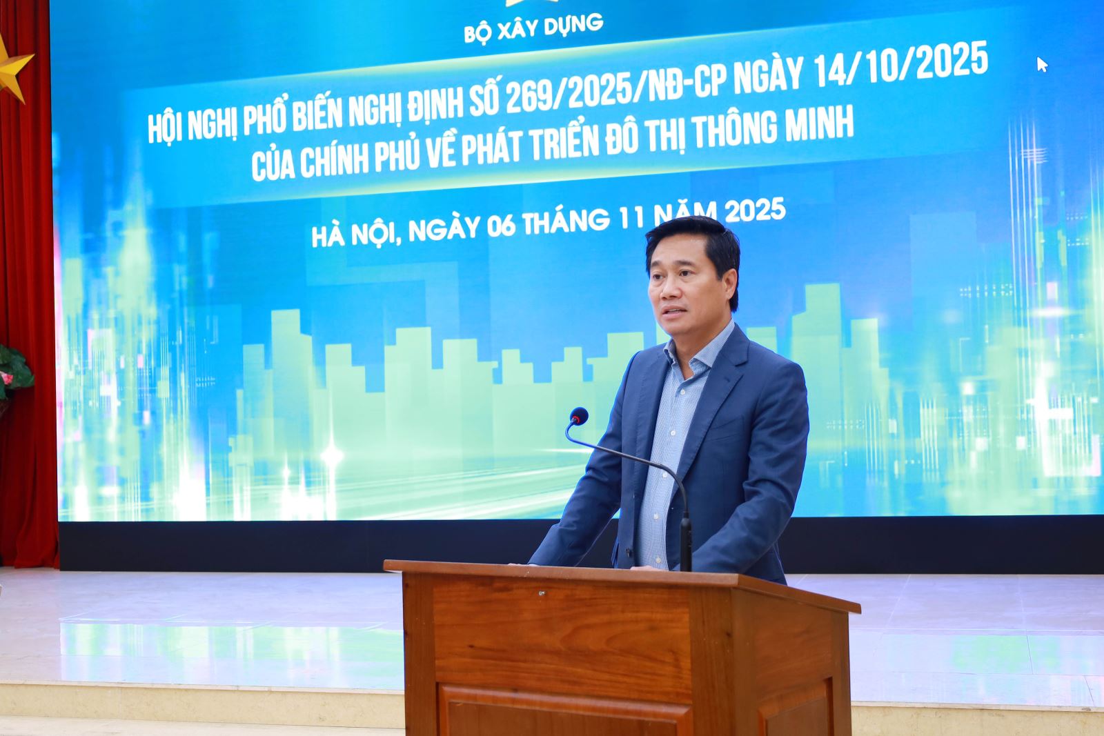 Hội nghị phổ biến Nghị định số 269/2025/NĐ-CP về phát triển đô thị thông minh 